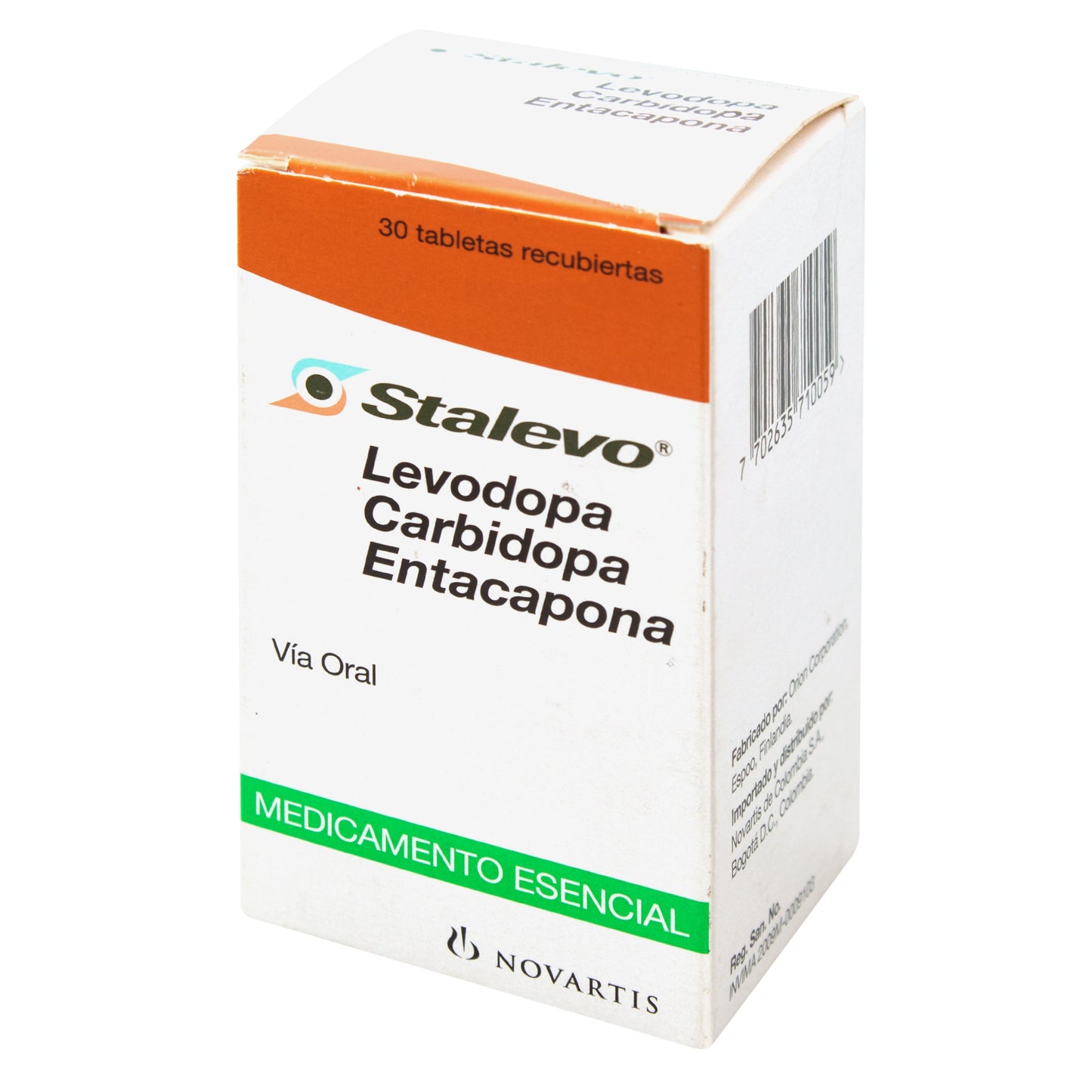 Stalevo 200 mg X 30 Tabletas