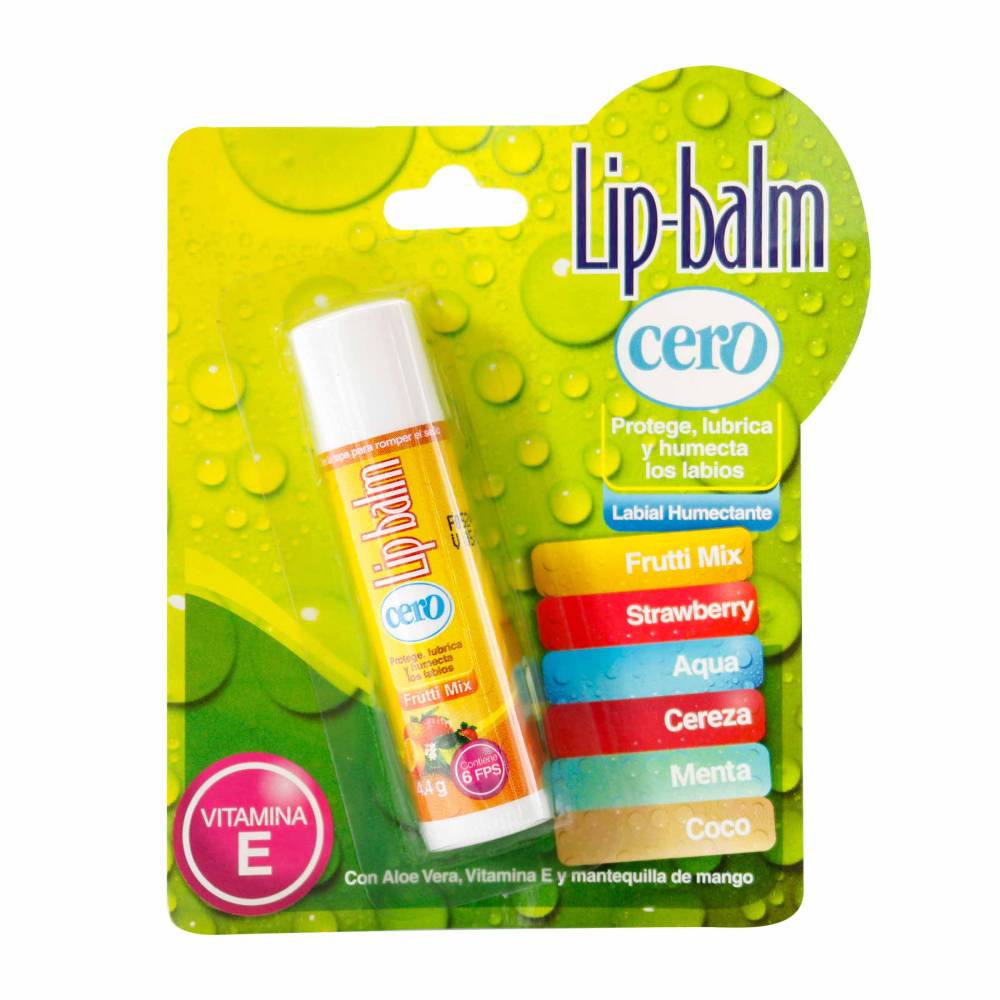 Protector Labial Lip Balm Cero Frutti Mix