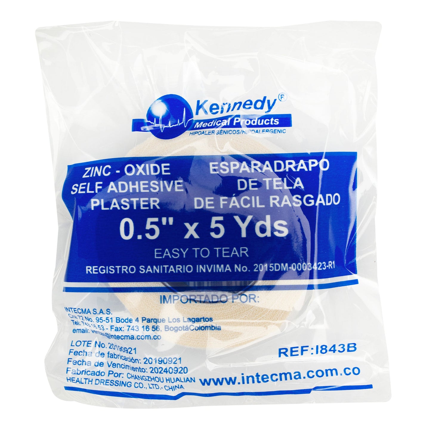 Esp.kennedy Blanco 1/2x5 Bolsa