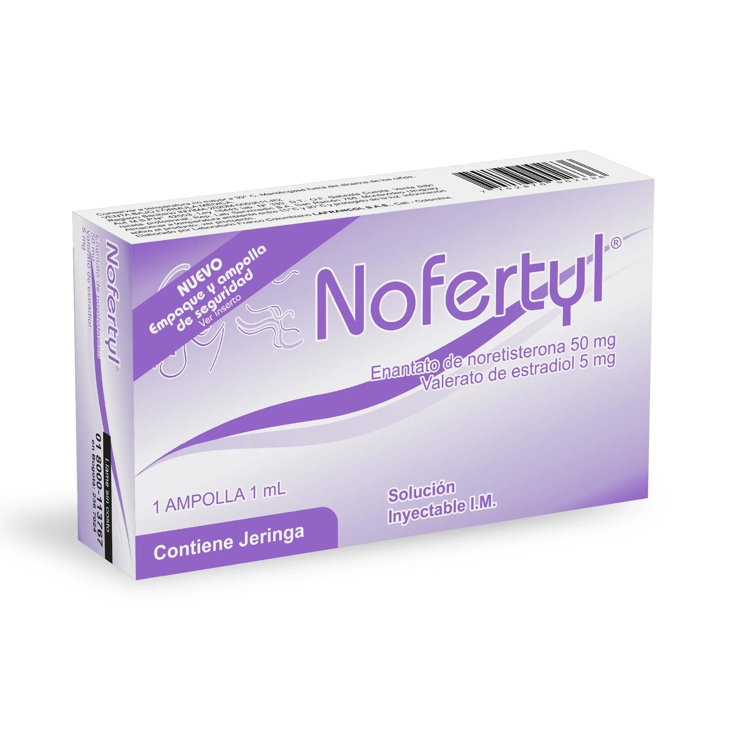 Nofertyl Ampolla 1 ml C/jeringa