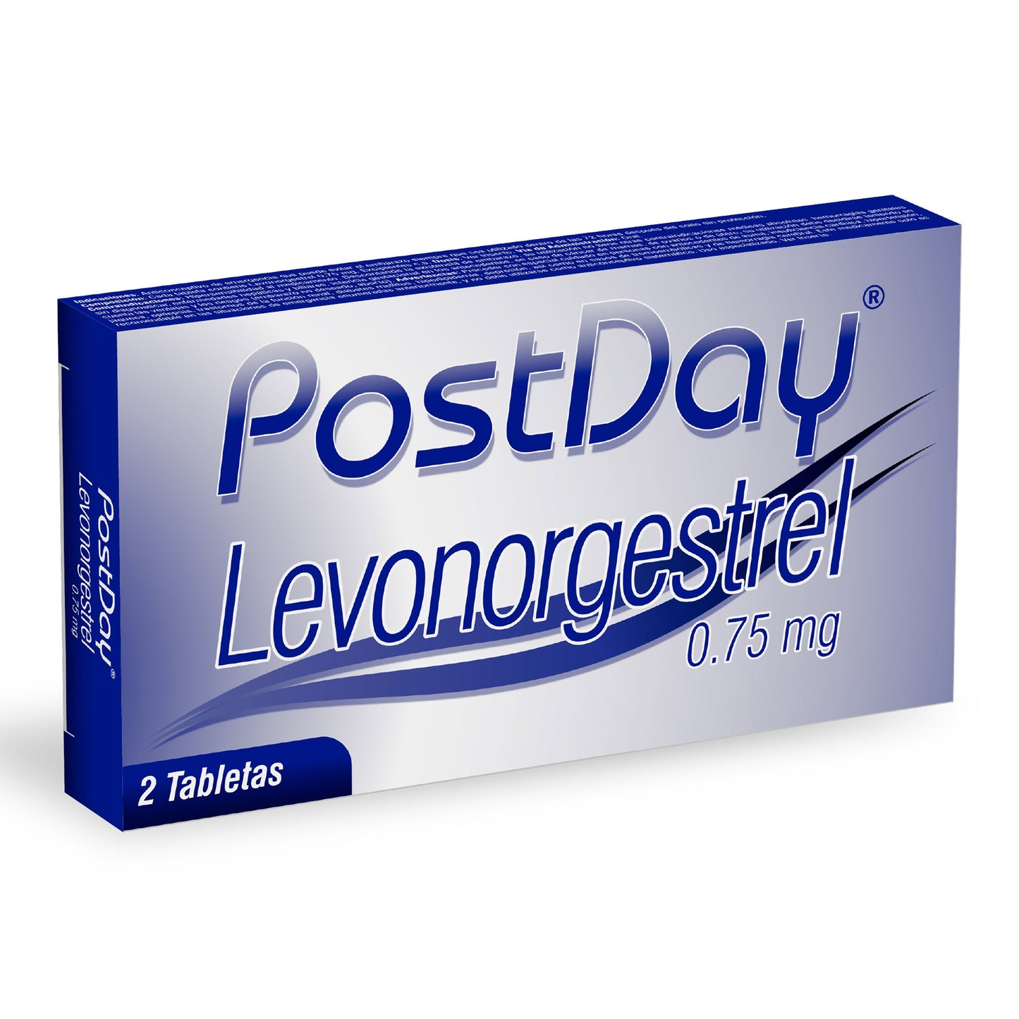 Postday 0.75 mg 2 Tabletas
