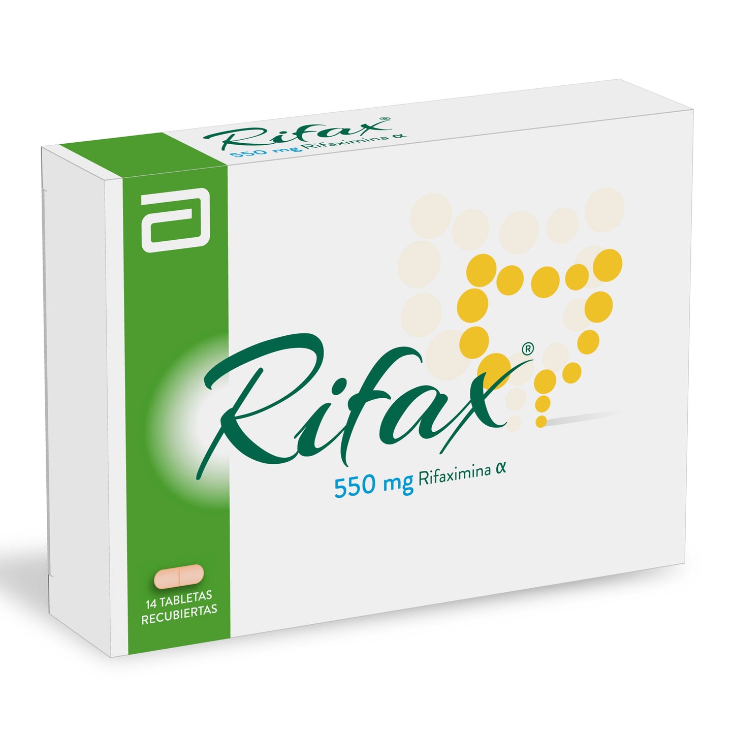 Rifax 550 mg 14 Tabletas (a)(3%+)(pae)