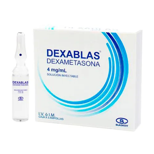 Dexablas 4 Miligramos Dexametasona Ampolla 1 Mililitro