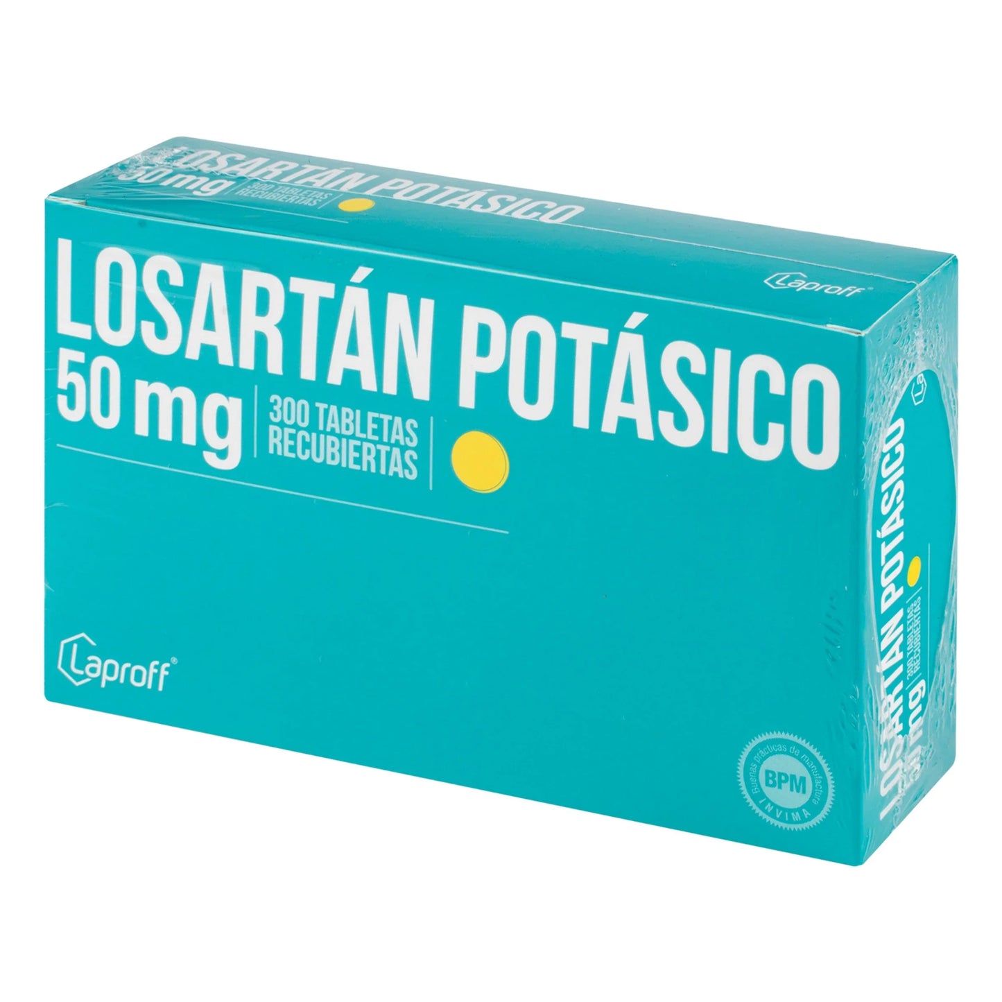 Losartán 50 mg 300 Tabletas Lp