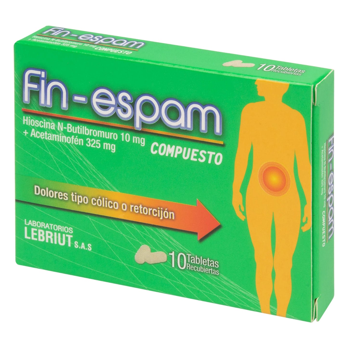 Fin-espam Compuesto 10 mg 10 Tabletas