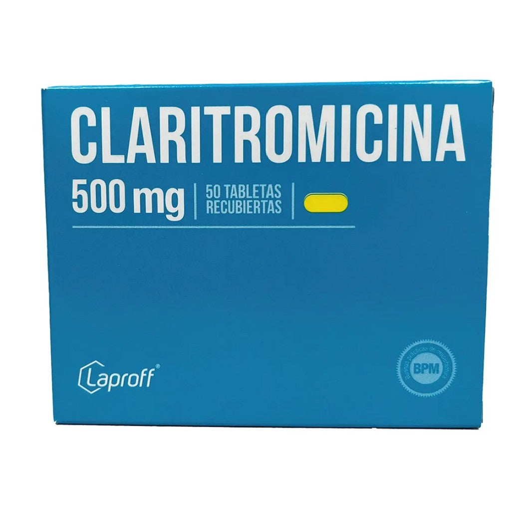 Claritromicina 500 mg 50 Tbs Lp