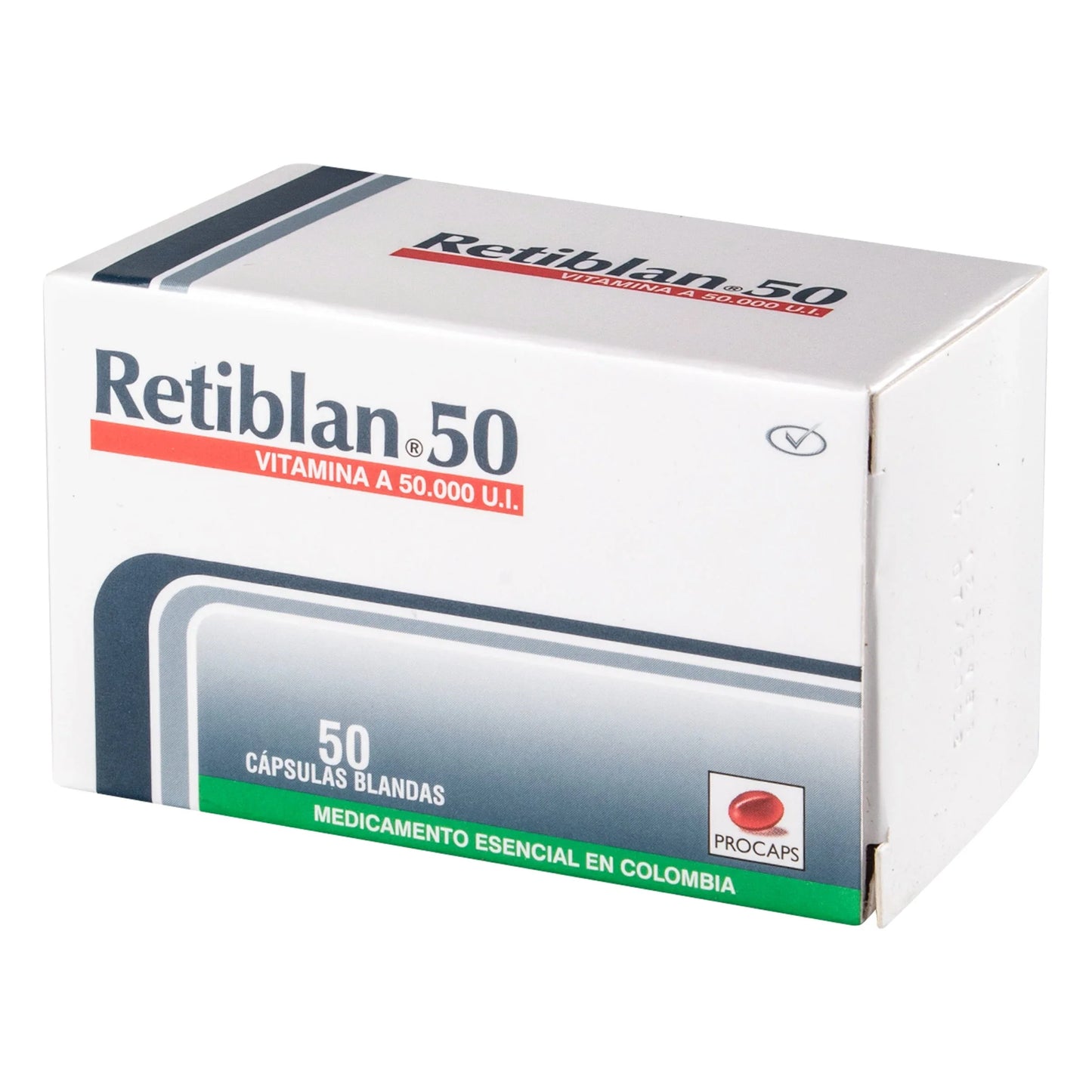 Retiblan 50 mg 50 Cápsulas