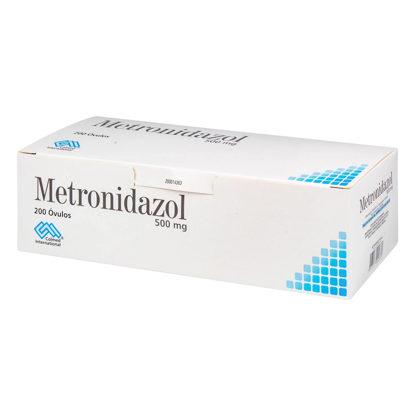 Metronidazol 500 mg 200 Óvulos Pc