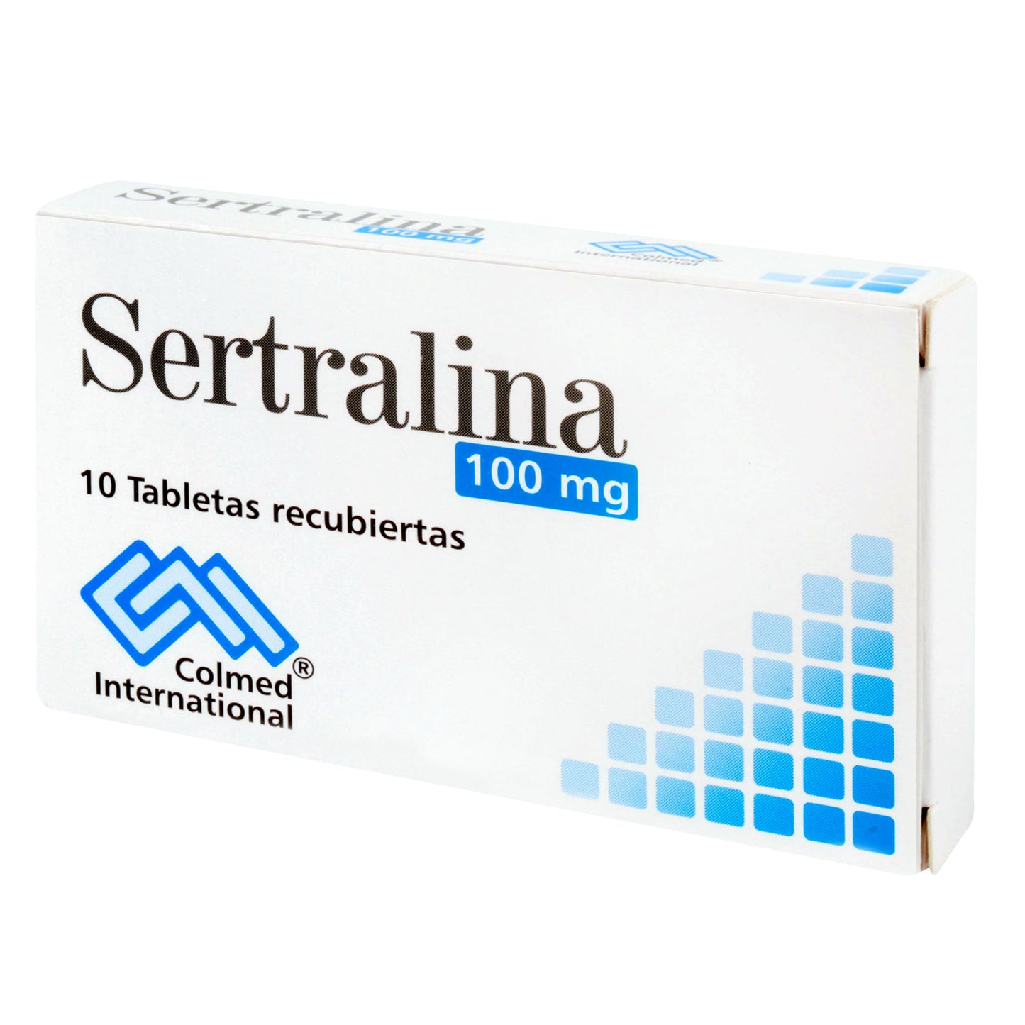 Sertralina 100 mg 10 Tabletas Pc