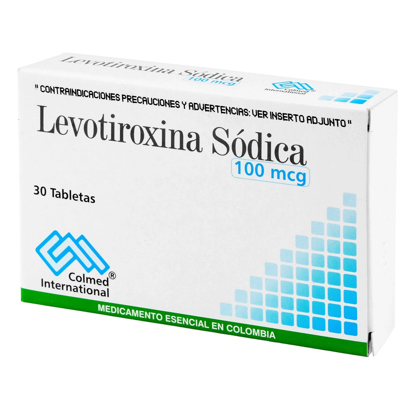 Levotiroxina 100 mg 30 Tabletas Pc