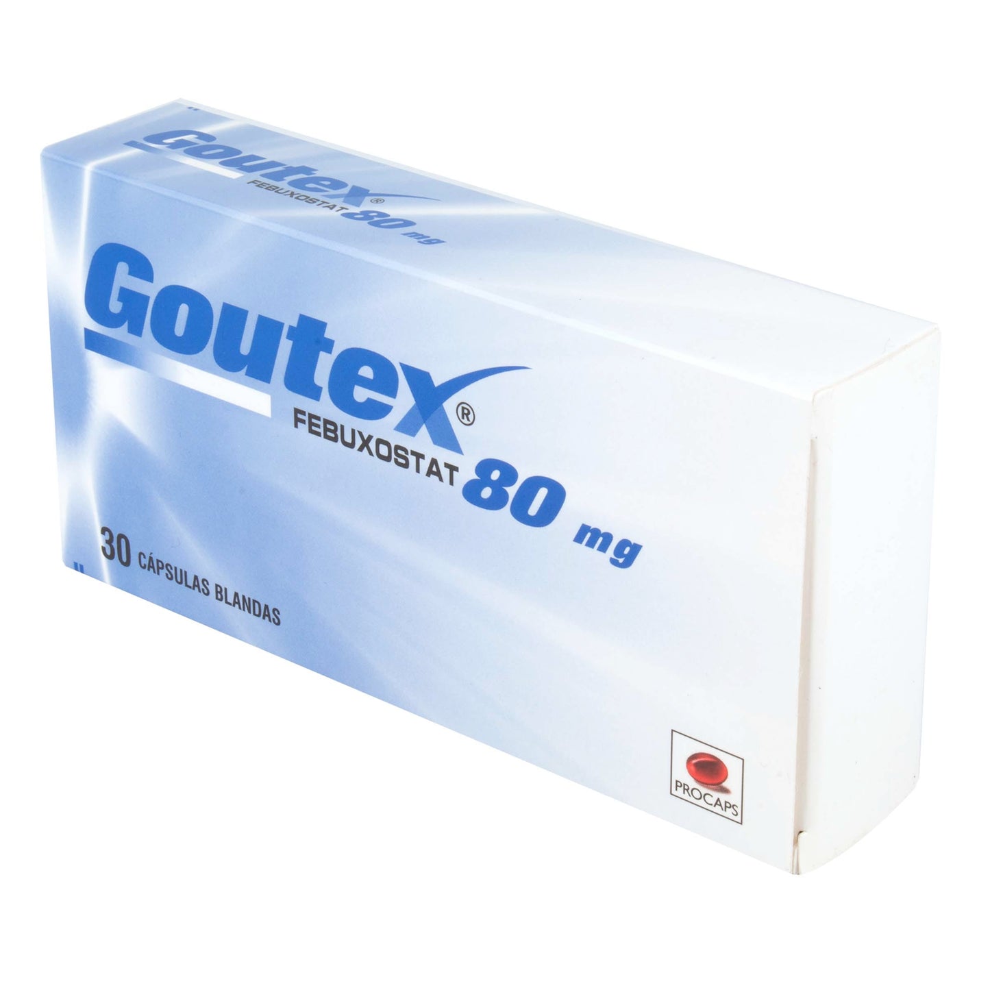 gOUTEX 80 mg 30 Cápsulas Blandas