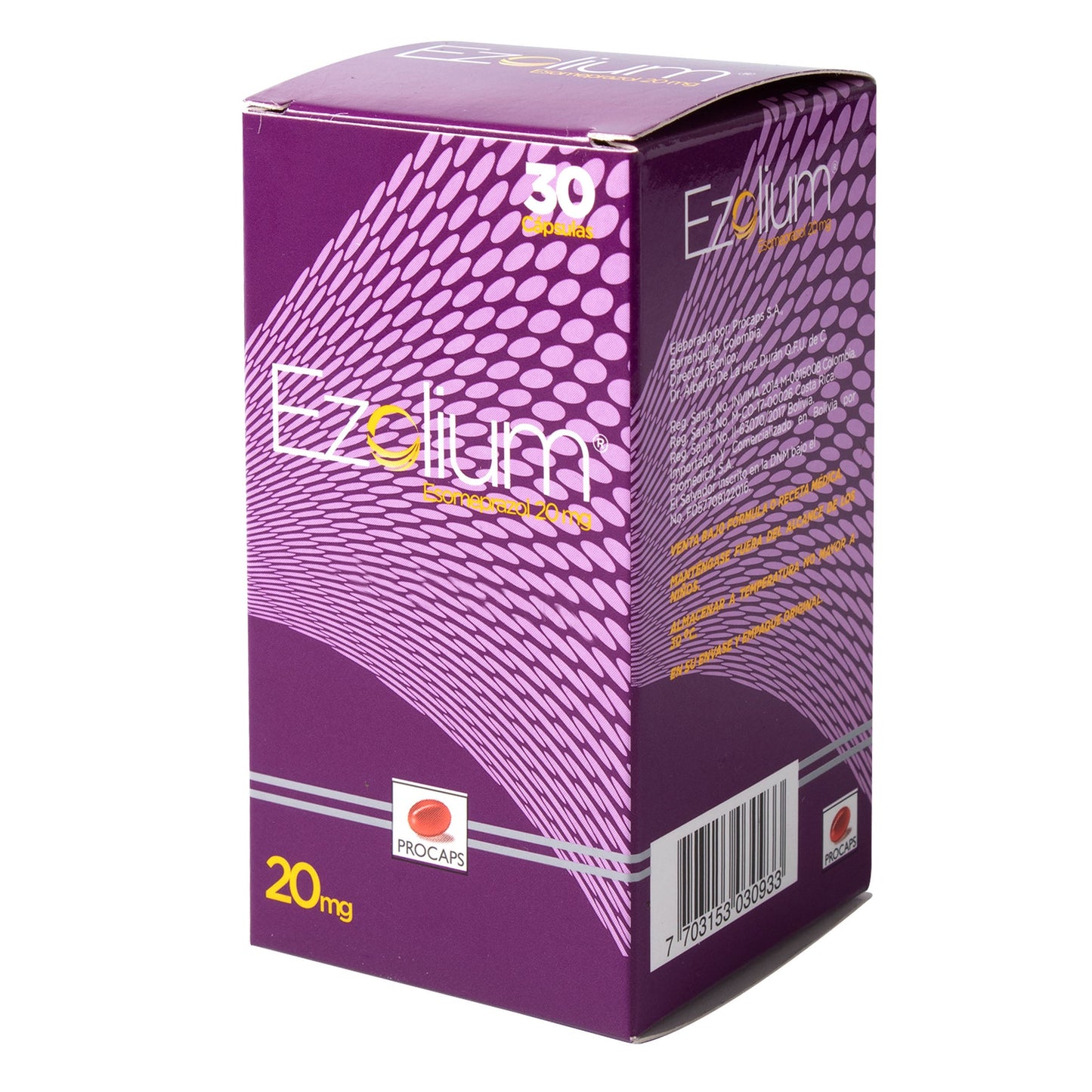Ezolium 20 mg 30 Tabletas (a)