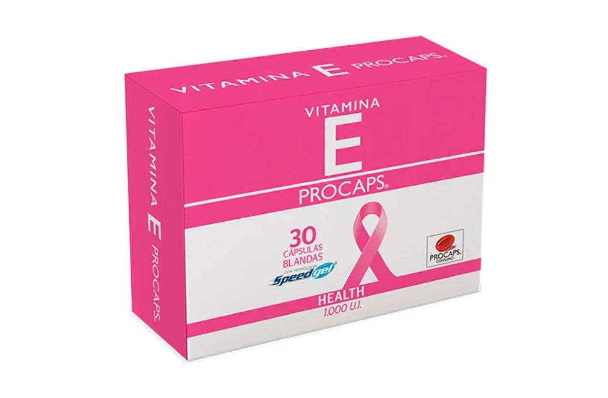 Vitamina E Helth 1000 UI Caja 30 Cápsula Pc