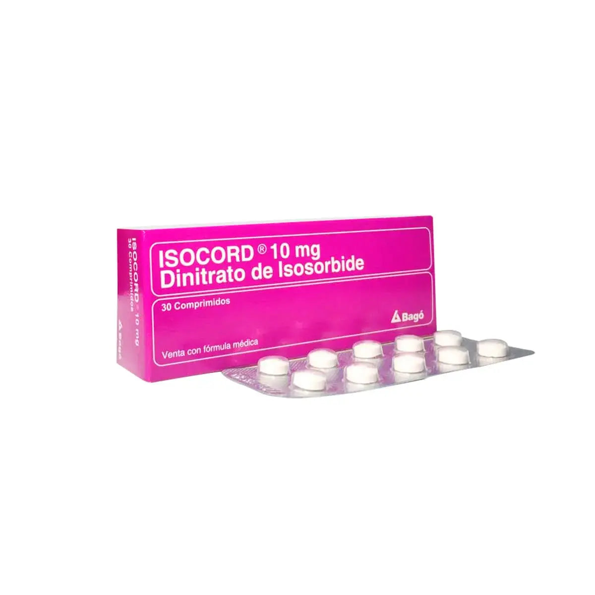 Isocord 10 mg 30 Tabletas