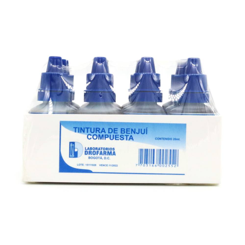 Tintura De Benjui 20 ML 12 Unidades Drofarma