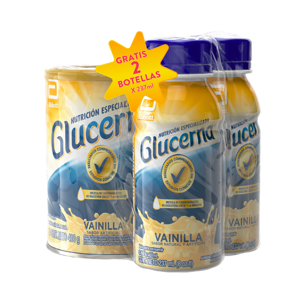 gLUCERNA Vainilla 400 gr+2GLU Rpb 237