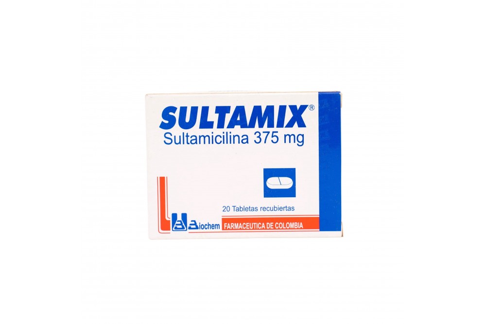 Sultamix Sultamicilina 375 Miligramos 10 Tabletas Recubiertas