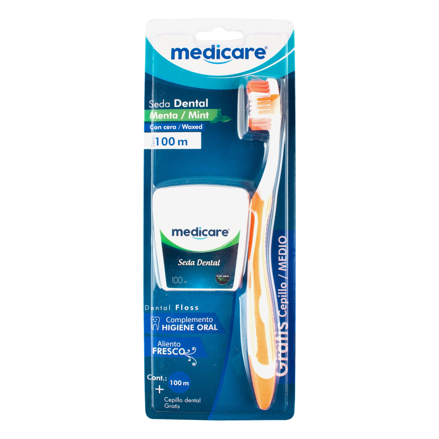 Seda Dental Medicare Menta 100 Metros + Cepillo