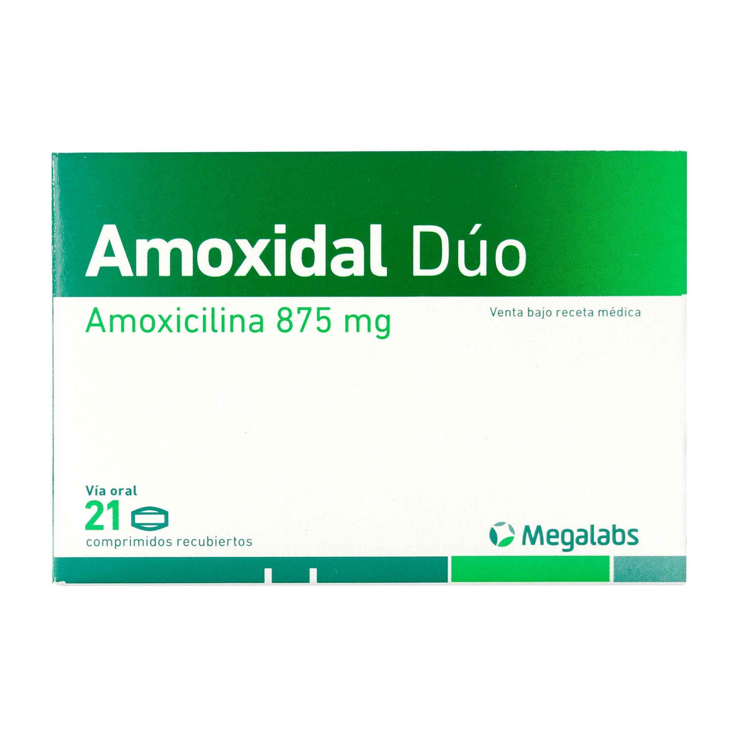 AmoxicilinaDAL Duo 875 mg 21 Comprimido.(3%+)(PAE)