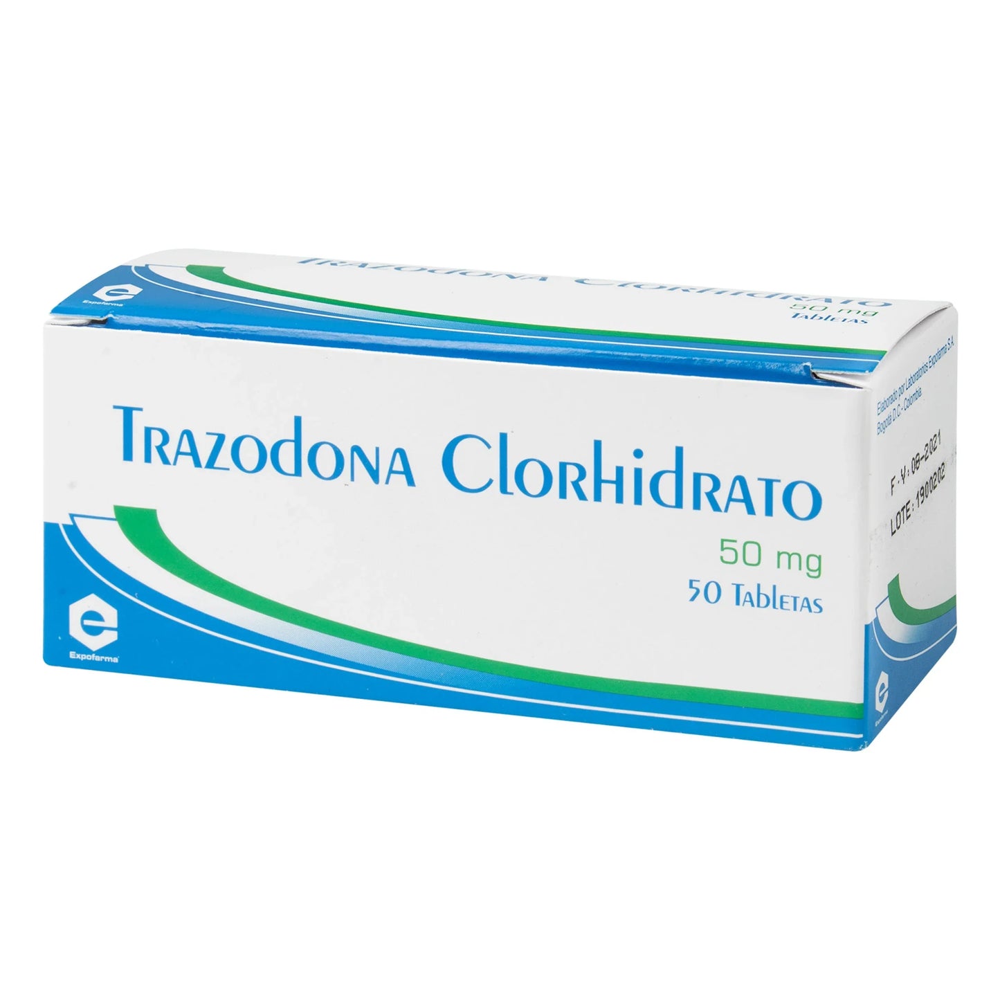 Trazodona 50 mg 50 Tabletas Ex