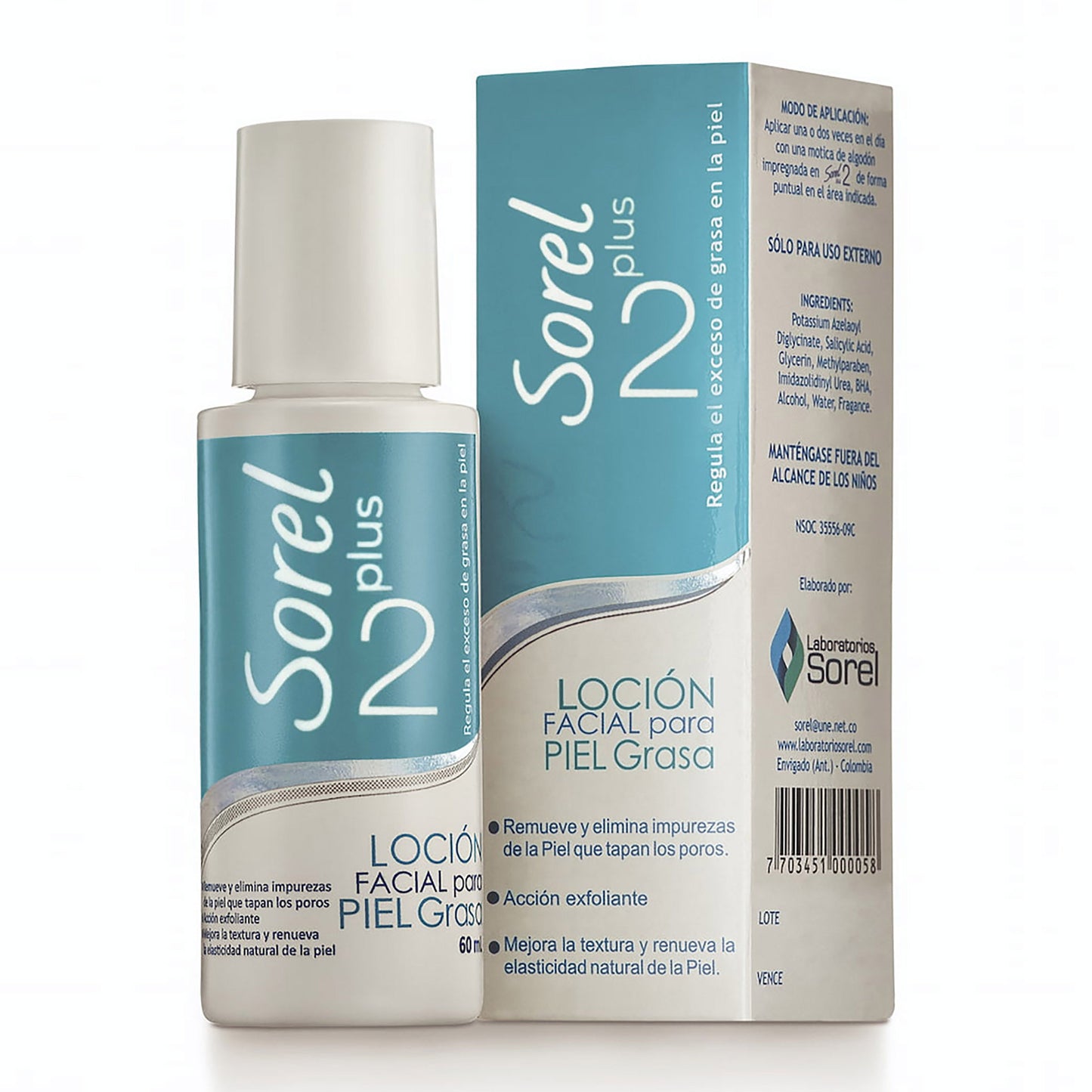 Sorel Loción Plus 2 60 ml
