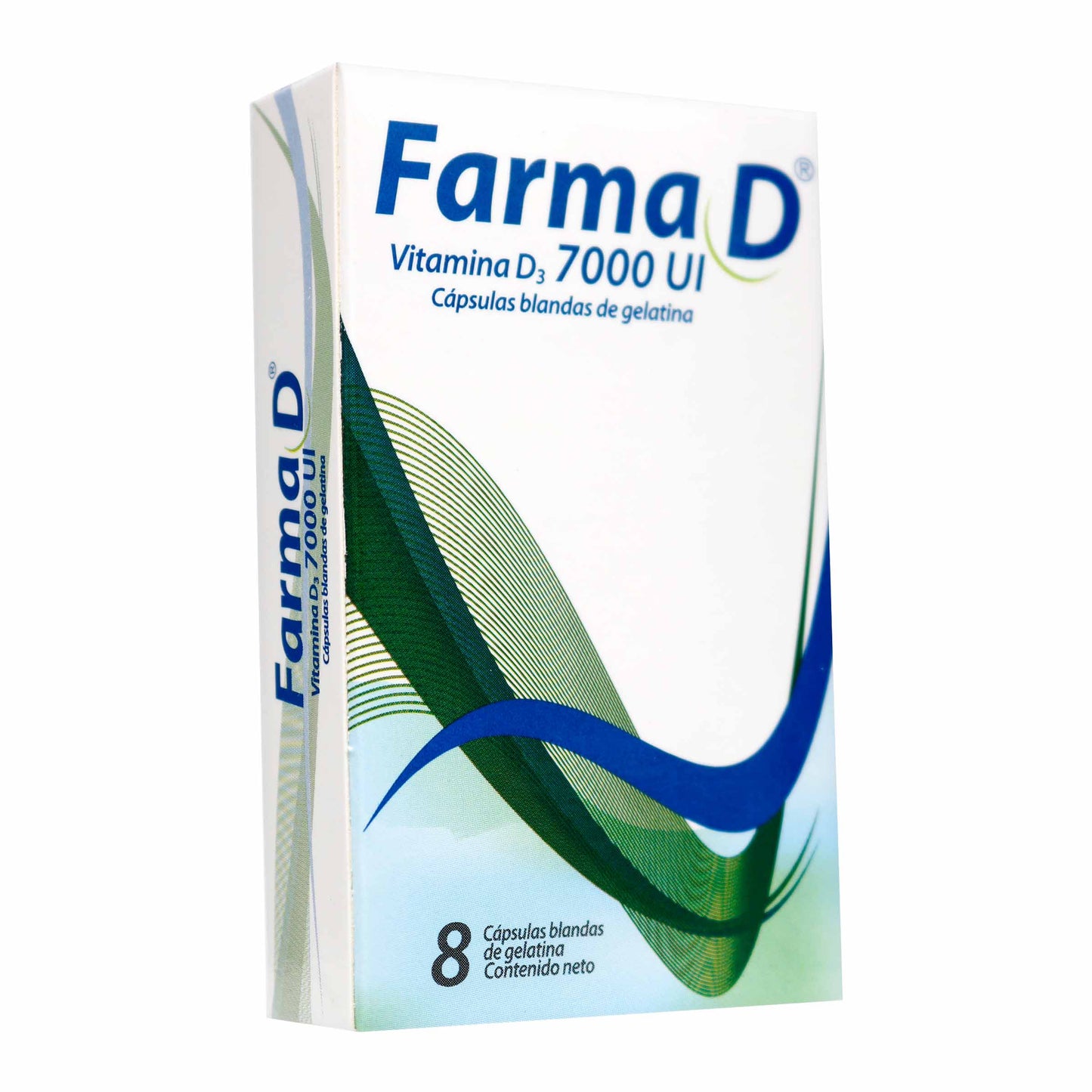 Farma D 7000 UI(VITAMINA D3) 8 Cápsula