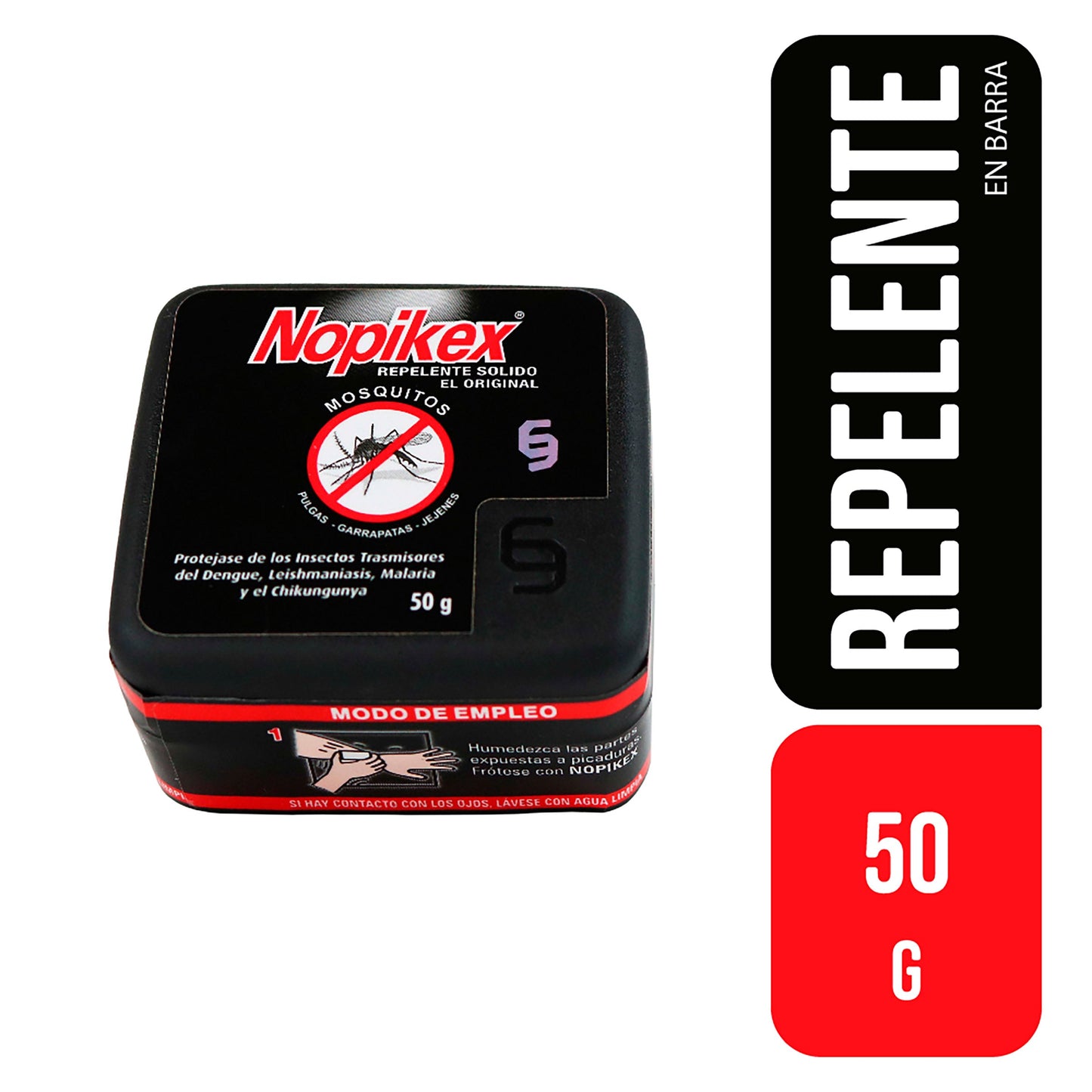Repelente Nopikex Barra 50 gr