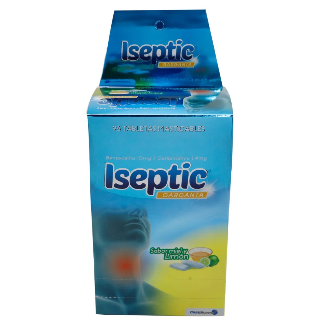 Iseptic gARG X 96 Tableta Mast Miel Limon Co