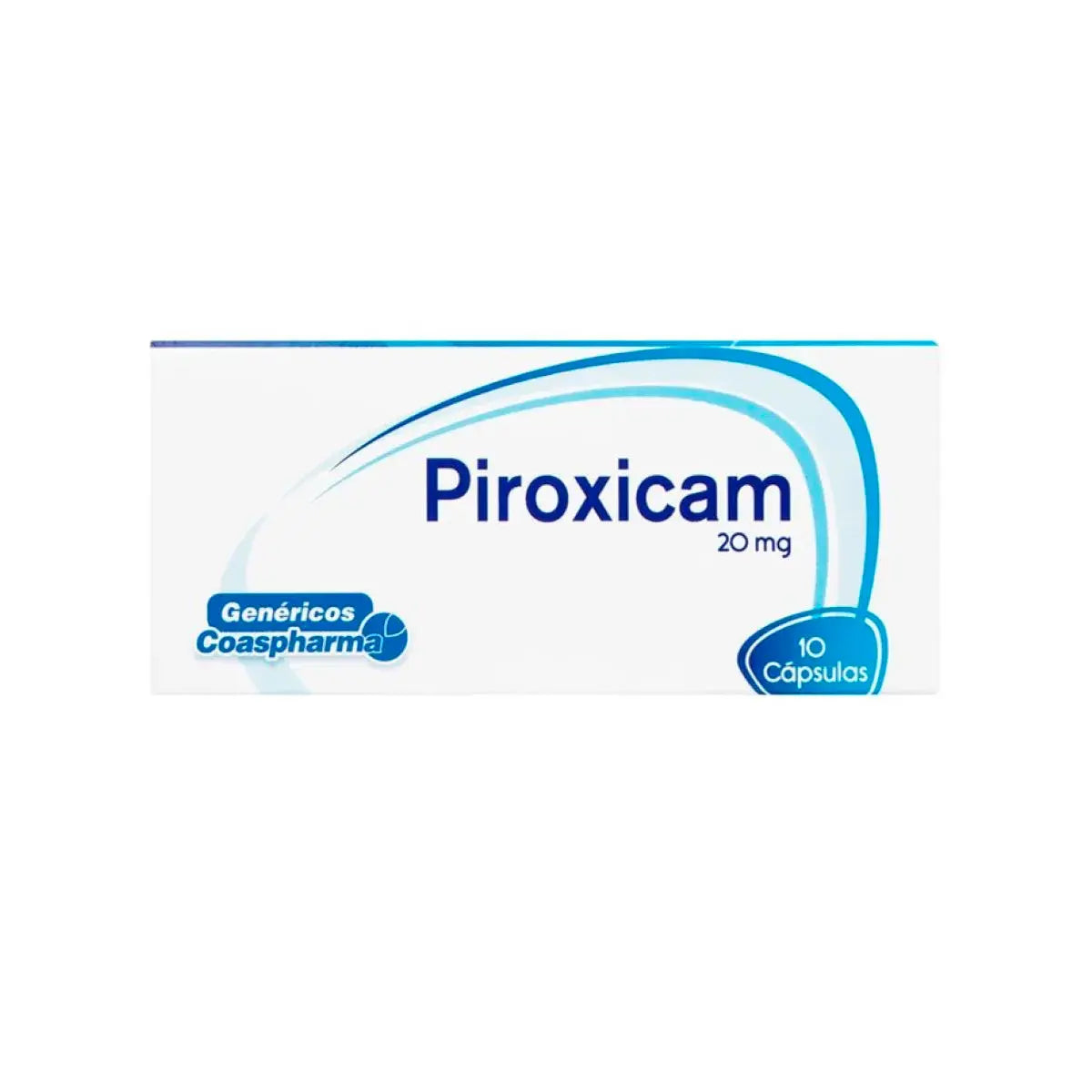 Piroxicam 20 mg 10 Cápsulas