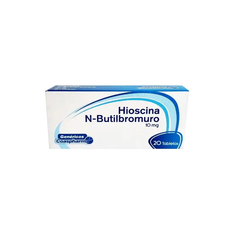 Hioscina N-butilbromuro 10 mg X 20 Tabletas