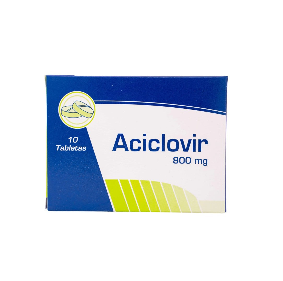 Aciclovir 800 mg X 10 Tableta