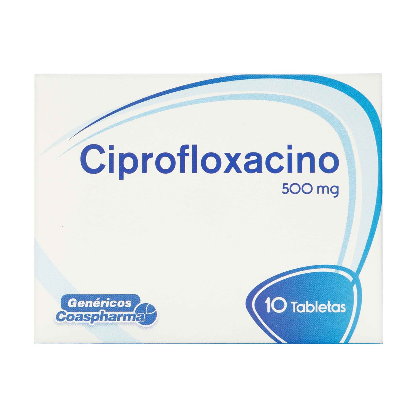Ciprofloxacino 500 mg X 10 Tableta Coaspharm