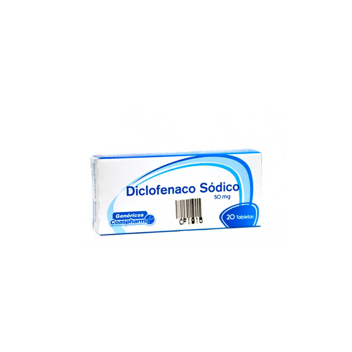 Diclofenaco 50 mg Tabletas 20