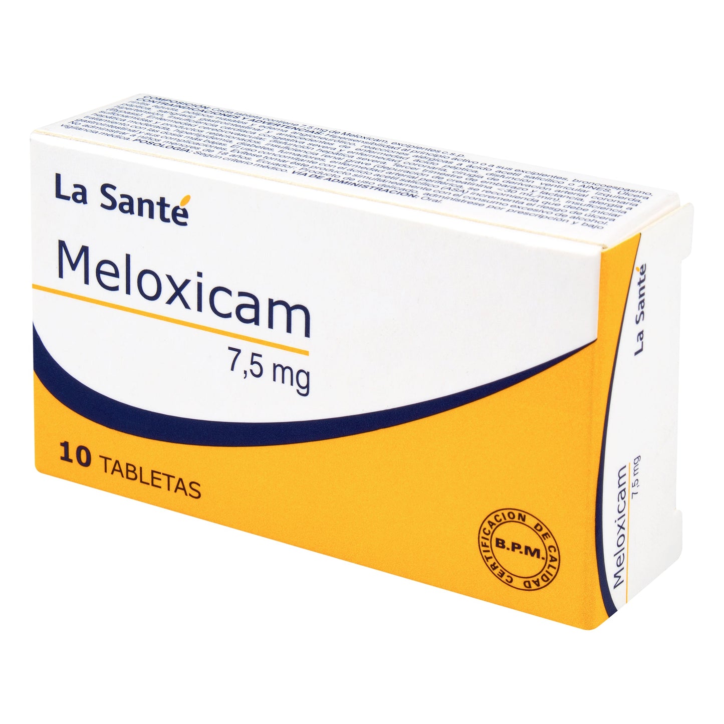 Meloxicam 7.5 mg 10 Tabletas Ls