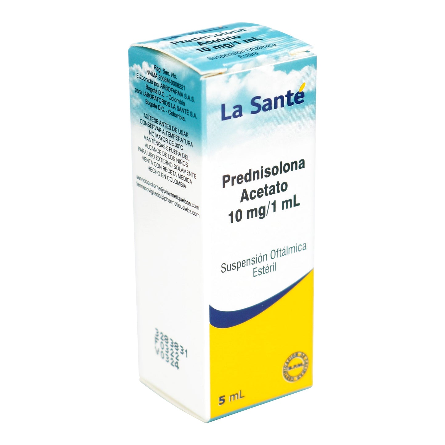 Prednisolona Acetato Suspensión.OFT.5 ml Ls