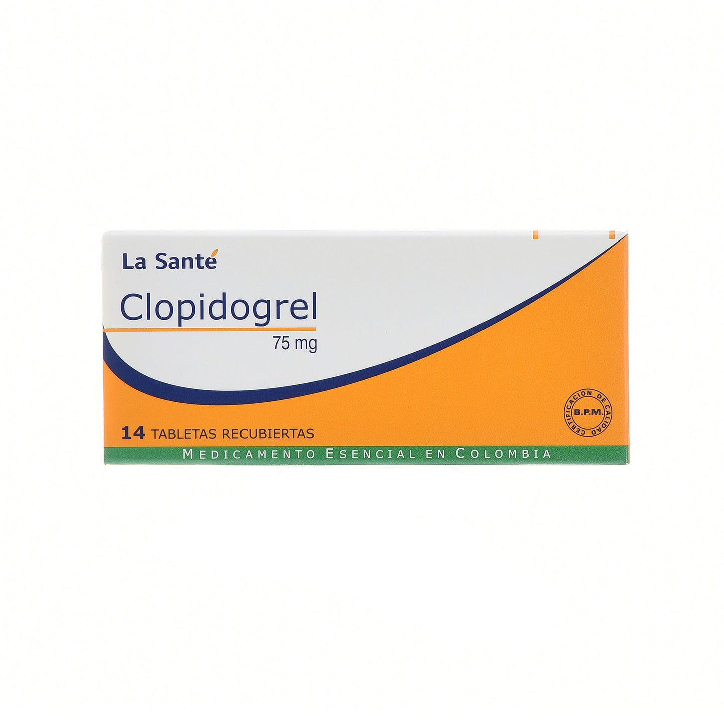 Clopidogrel 75 mg 14 Tabletas Ls(m)17913