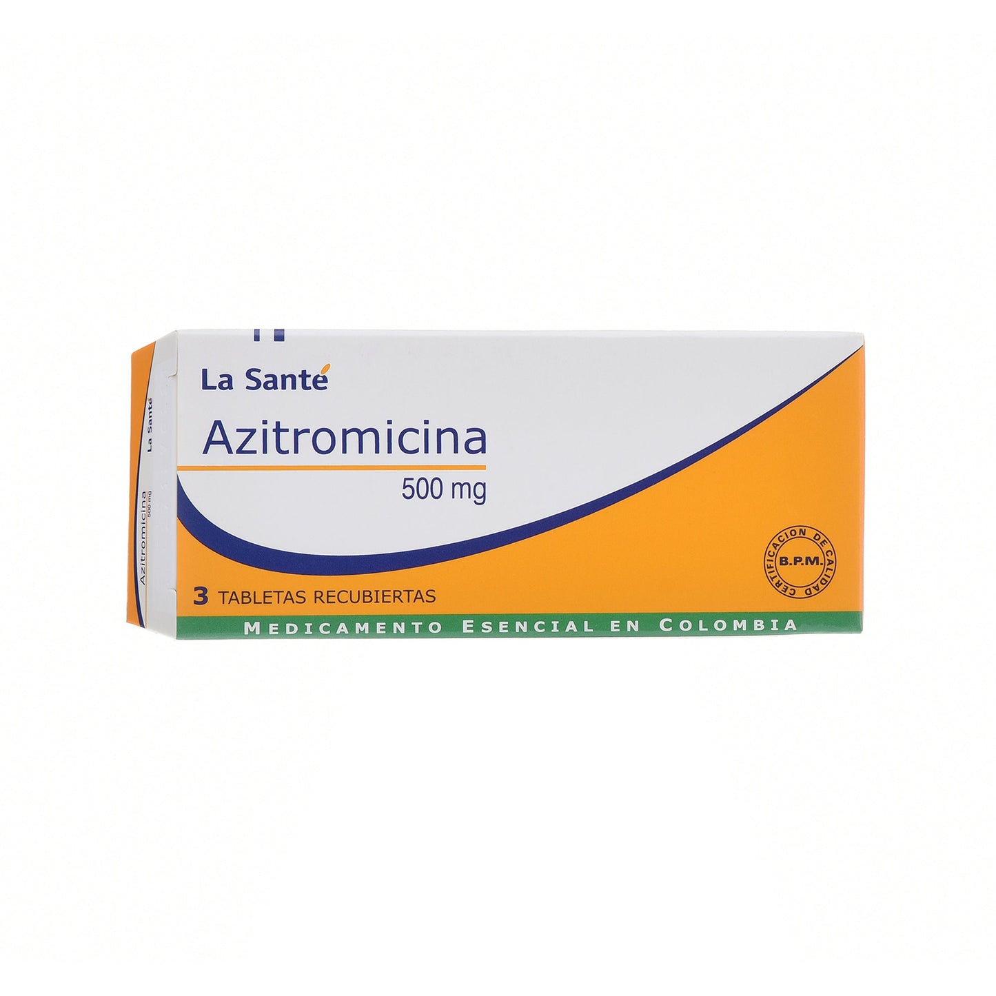 Azitromicina 500 mg 3 Tabletas Ls