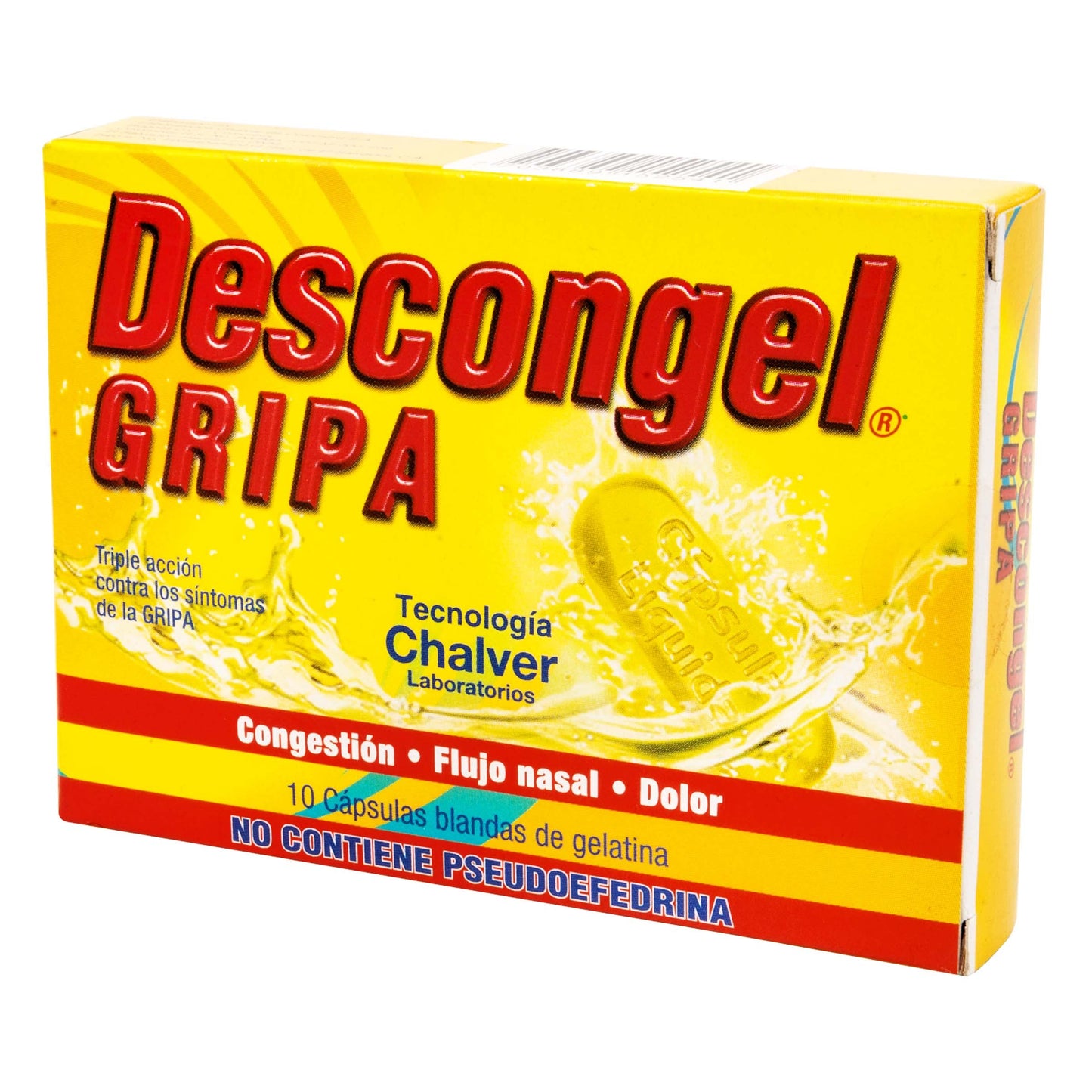 Descongel grIPA 10 Cápsula.BLANDA GelATIN.