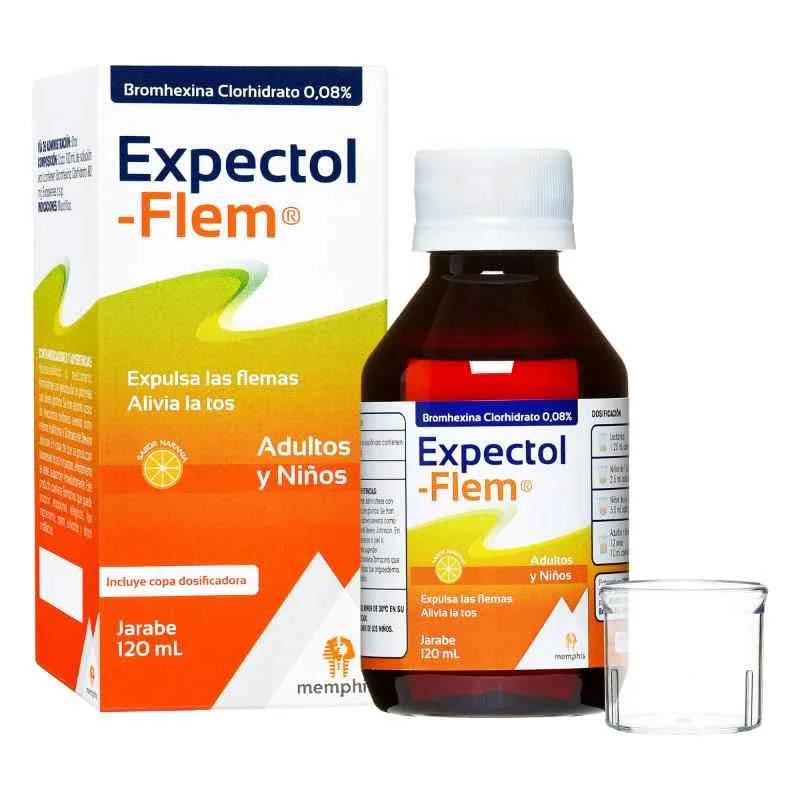 Expectol Flema Jarabe 120 Mililitros
