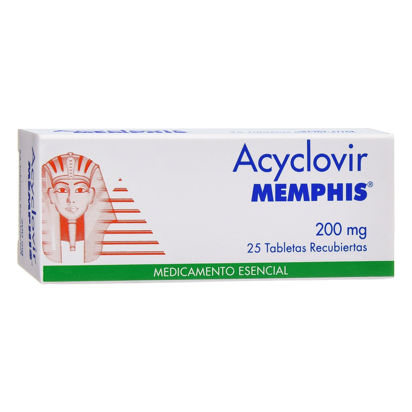 Acyclovir 200 mg 25 Tabletas Mp