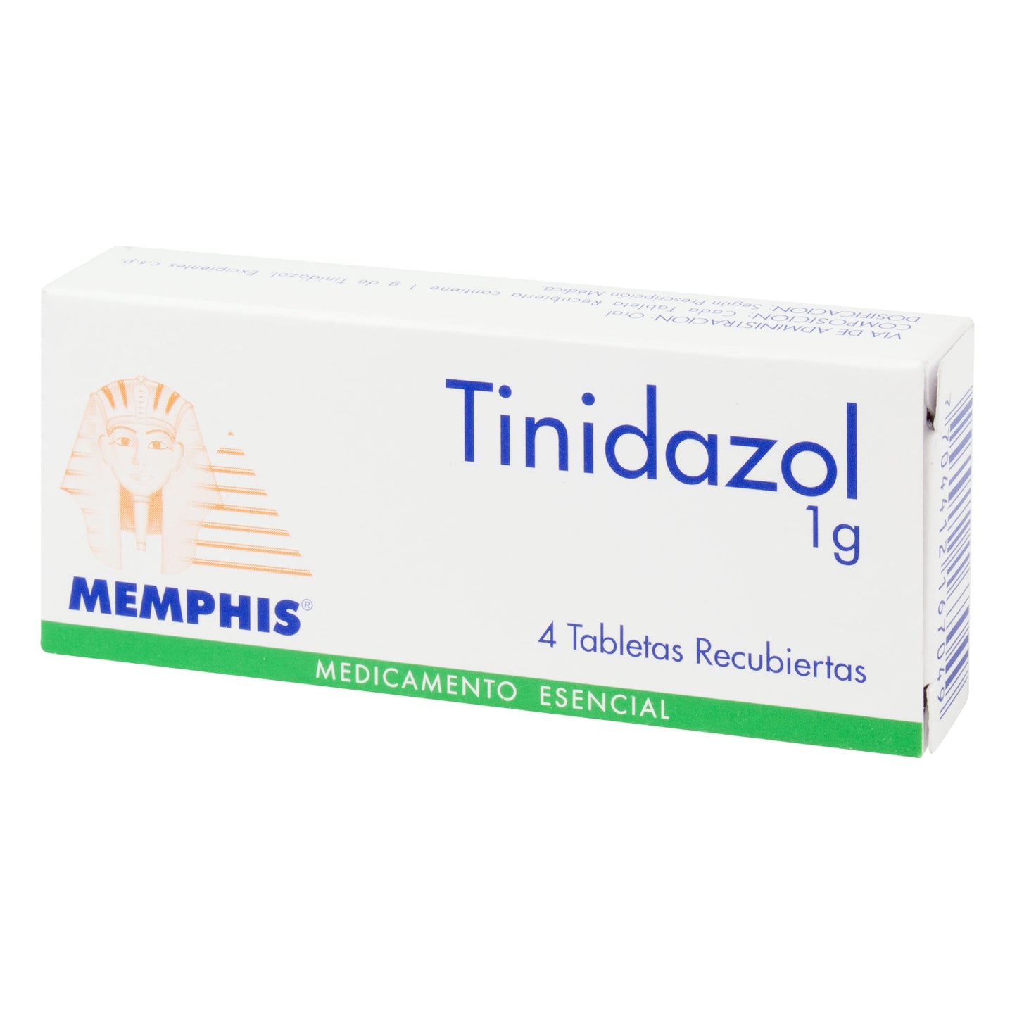 Tinidazol 1 Gramo 4 Tabletas