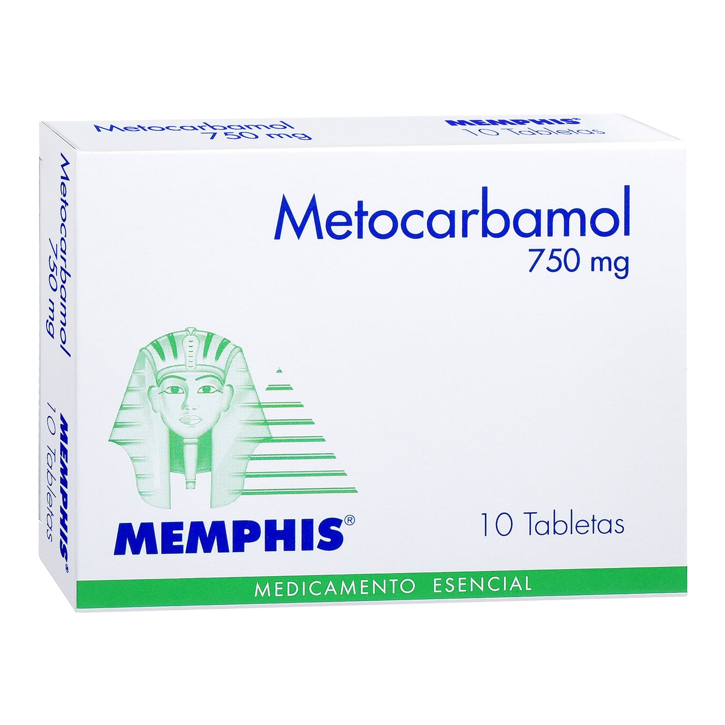 Metocarbamol 750 mg 10 Tabletas Mp