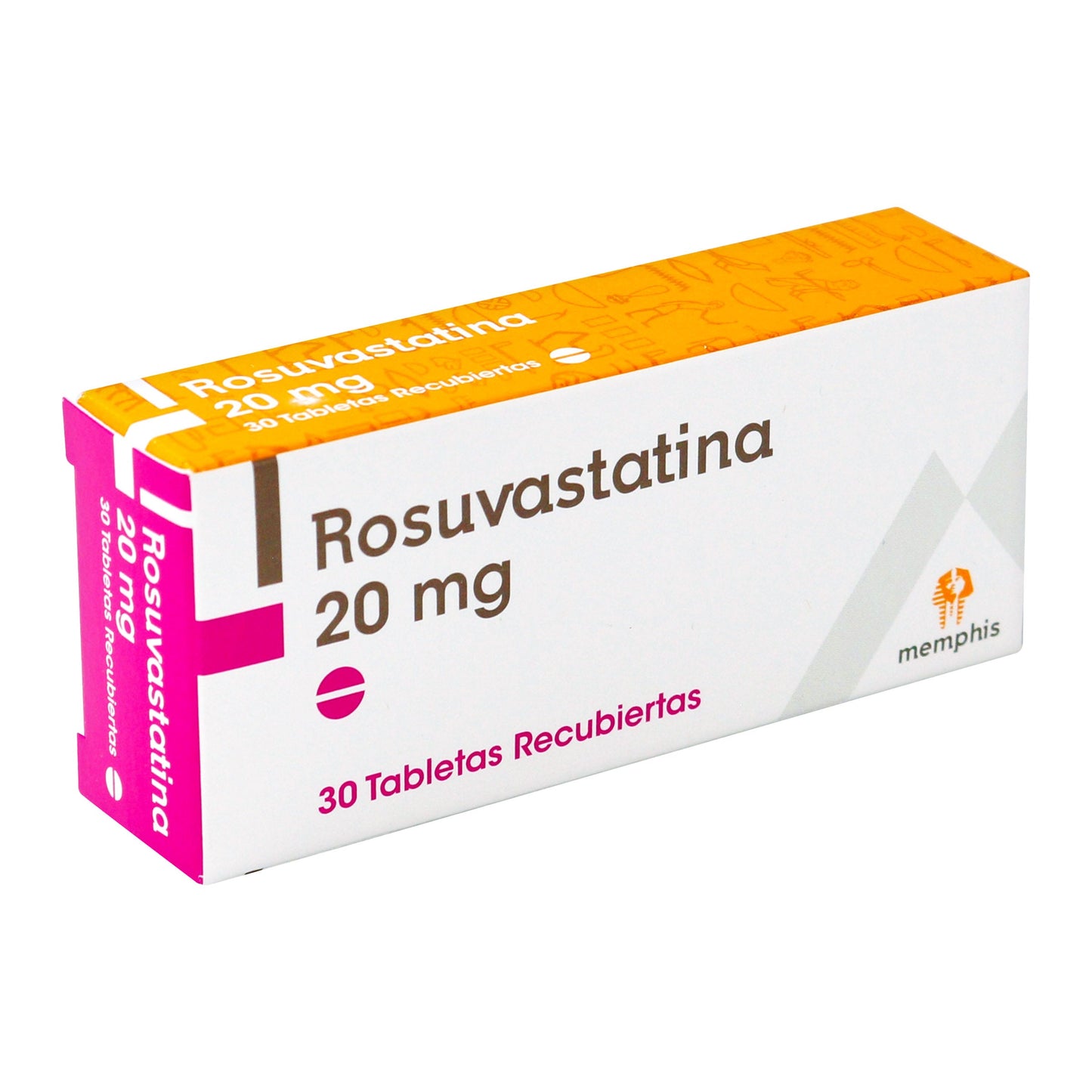 Rosuvastatina 20 mg 30 Tbs Mp