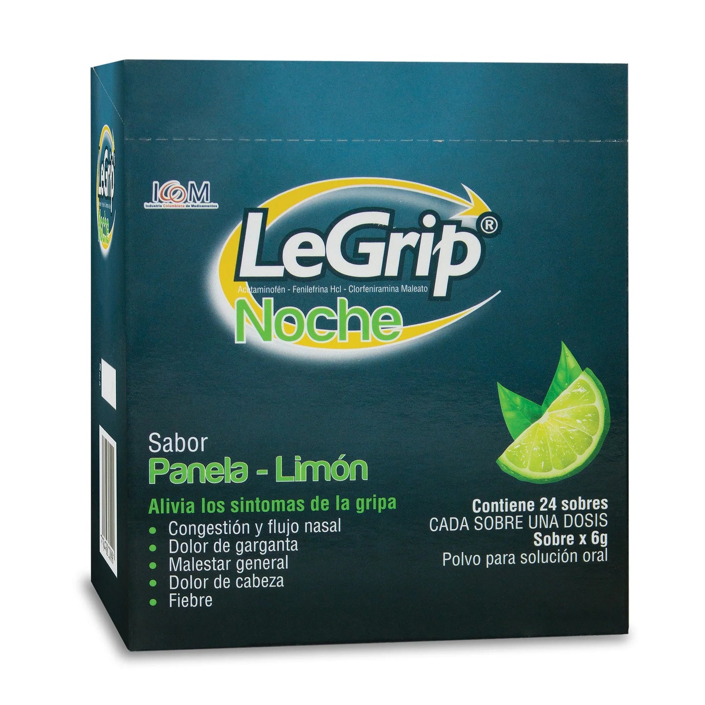 Legrip Noche 500 mg 24 Sbs Icom