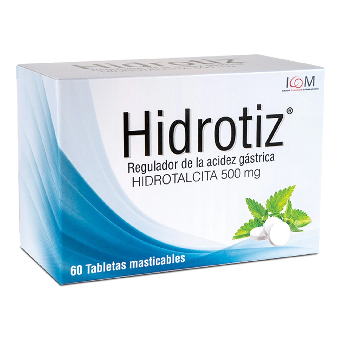Hidrotiz 500mg 60 Tabletas Icom