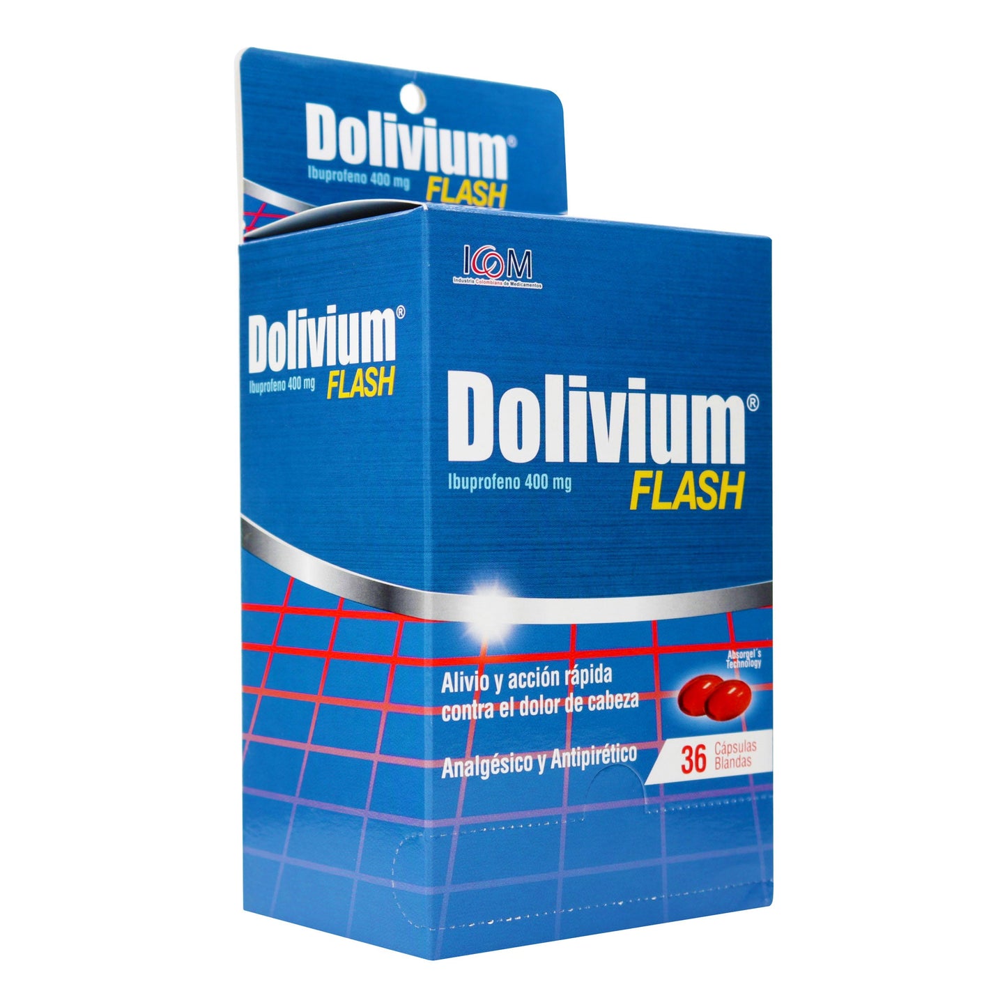 Dolivium Flash 400mg 36cap.blan Icom