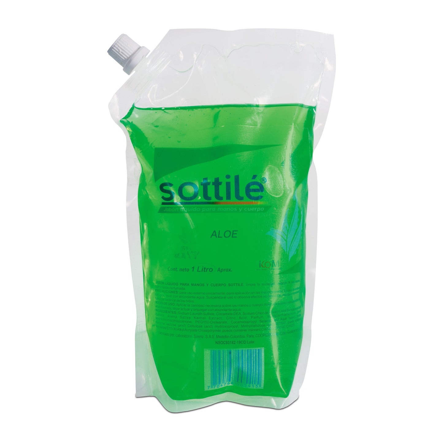 Jabón Liq. Sottile Aloe Doypack 100ml