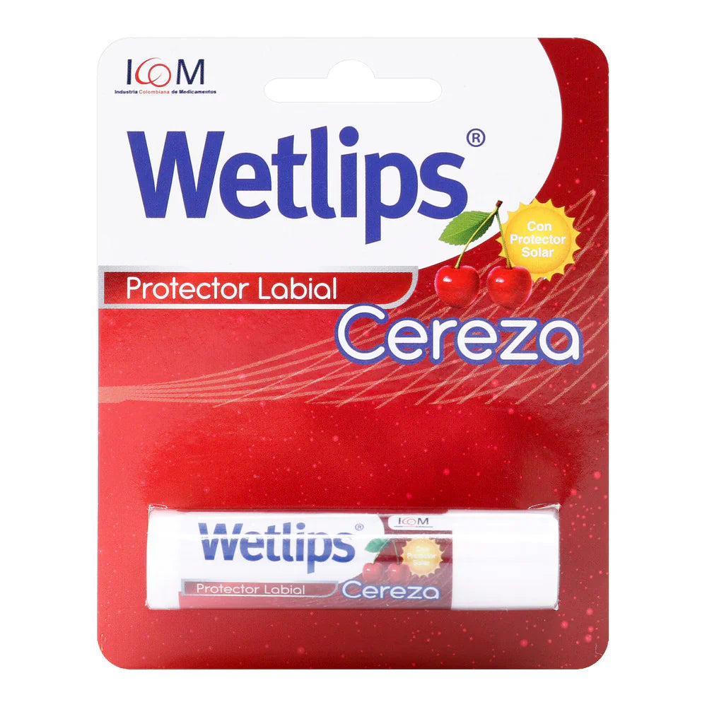 Protector labial Wetlips Cereza 4.2 gr Icom