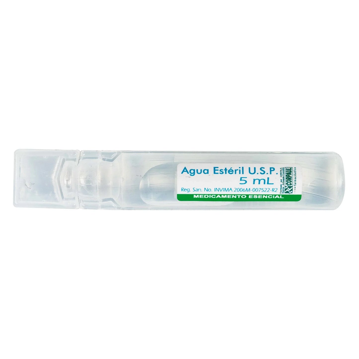 Agua Esteril 5 Mililitros Cp
