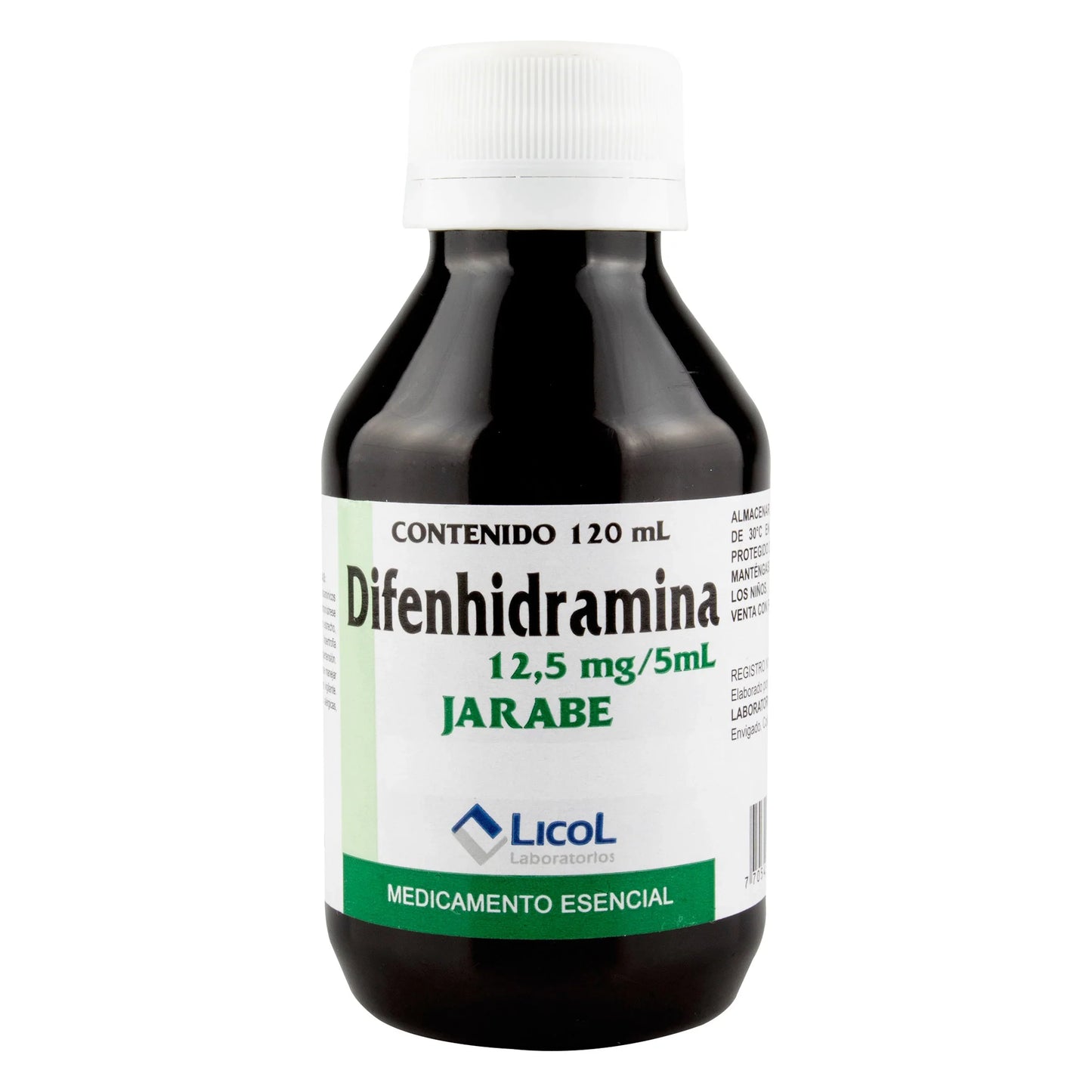 Difenhidramina Jarabe 120 ml Lc